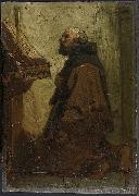 Jacob Maris Praying Monk oil painting artist